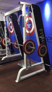 Soporte para Sentadillas y <span class=keywords><strong>Press</strong></span> de Banca de Alta Resistencia, Máquina Smith para Gimnasio en Casa, con <span class=keywords><strong>Barra</strong></span> Inclinada para Dominadas y Barras de Peso - Product Image 3