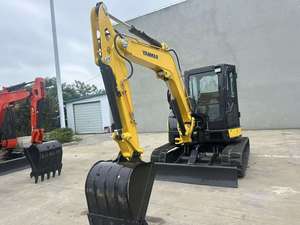 Mini-excavatrice hydraulique sur chenilles d'occasion Yanmar YANMAR55 de 5 tonnes, moteur à faible nombre d'heures, modèle 2022, vente à prix réduit à Shanghai - Product Image 5