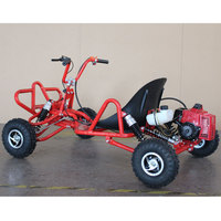 Karting original breveté, 3 CV, quatre roues sur suspension, kart de pelouse 2 temps, buggy de location pour parc
