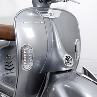 Nouvelle conception de scooter électrique vintage à deux roues pour adultes, batterie au lithium, moto enduro classique