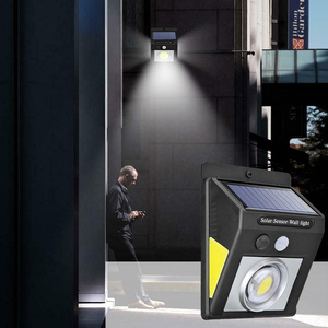 Tường năng lượng mặt trời Ánh Sáng Cảm Biến Chuyển Động 37 LED Năng Lượng Mặt Trời Vườn Sáng Có Thể Điều Chỉnh Góc Không Dây Không Thấm Nước Năng Lượng Mặt Trời Patio Sân Sàn Đèn - Product Image 4