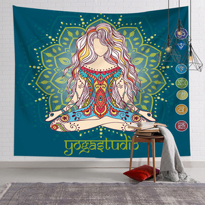 Tapisserie Mandala Nordique |   Toile de fond <span class=keywords><strong>murale</strong></span> <span class=keywords><strong>pour</strong></span> le yoga, idéale <span class=keywords><strong>pour</strong></span> la transformation du salon et de la chambre |   Serviette de plage et tapis de méditation <span class=keywords><strong>pour</strong></span> l'extérieur - Product Image 4