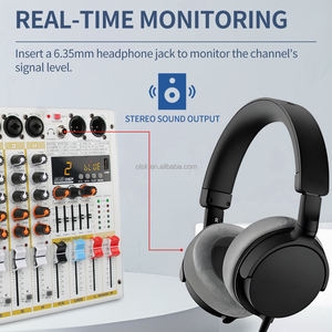 Console de mixage audio musicale Clavax CLMC-PAC4 4 canaux en métal avec BT USB égaliseur 5 bandes 99 effets Mute 48V <span class=keywords><strong>Phantom</strong></span> - Product Image 5