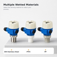 Sensor Level Ultrasonik Area Buta Kecil dengan Resolusi 1mm, Merek Teicaro dari Aluminium Alloy untuk Tangki dan Wadah Kompak