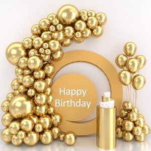 Ghirlanda di 110 Palloncini Dorati in Lattice per Feste di <span class=keywords><strong>Compleanno</strong></span>, Baby Shower, Matrimoni - Product Image 1