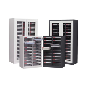 Organizador de Componentes Electrónicos, Caja de Almacenamiento de Metal para Piezas de Repuesto, Cajonera de Oficina, Archivador Transparente - Product Image 6