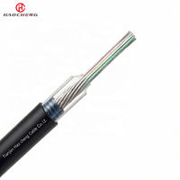 Câble à fibres optiques GYXTW 2/4/6/8 cœurs monomode G652D, tube lâche non métallique, gaine PE, FTTH pour installation aérienne longue portée