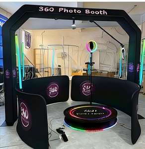 Photomaton avancé à angle élevé et cabine <span class=keywords><strong>photo</strong></span> 360° avec éclairage LED pour les fêtes et rassemblements - Product Image 4