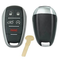 Clé à distance sans clé de vente directe d'usine pour clé automatique Alfa Romeo 2017-2021 avec Fcc KR5ALFA434 Pn 6EP44LXHAA 5 boutons 433MHZ
