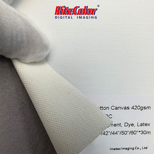 Chất lượng cao 44inch Cotton Poly <span class=keywords><strong>Canvas</strong></span> CuộN máy in phun cho in ấn mực nước - Product Image 4