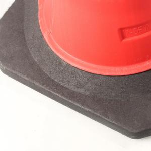 Cônes de signalisation 50cm 75cm 100cm réfléchissants rouges et noirs pour la sécurité routière en cas d'urgence - Product Image 2