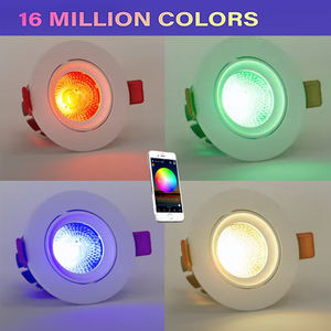 贝诺里24v发光二极管筒灯8W Ra95 2000-6000K双白色达利DT8天花板点KNX Loxone PWM RGBW 2700K DMX图雅Wifi筒灯 - Product Image 5