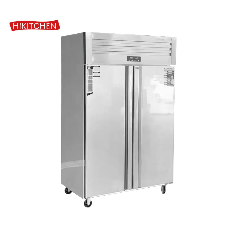 Frigorifero di refrigerazione del frigorifero del congelatore dell'acciaio inossidabile di stoccaggio verticale dell'armadio da cucina commerciale