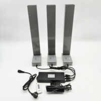 650mm Fernbedienbare 800N 24VDC Permanentmagnet Elektrische 3-Stufen Teleskop-Hubsäulen Automatische Höhenverstellung Haushaltsgerät
