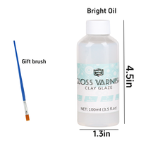 Sellador de arcilla seco al aire de 100 ML para esmalte no solo se puede usar para evitar que la arcilla se agriete barniz brillante