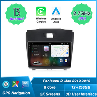 Autoradio Android UIS 7870 pour Isuzu D-Max 12-18 1 Navigation GPS Car-play Écran QLED 2K Stéréo multimédia