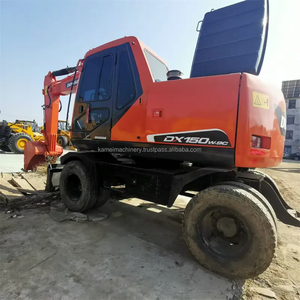 Equipo de excavación con ruedas Doosan, excavadora de ruedas usada de tamaño mediano de 15 toneladas de Corea a la venta - Product Image 3