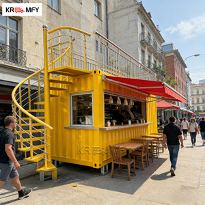 Shipping Expandable Industrial Outdoor Fast Food Restaurant Kiosk Container with Kitchen Movable & Breathable - Product Image 6