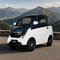 Voiture électrique miniature de haute qualité à 4 roues, cabine fermée, 2 places, voitures électriques entièrement fermées, scooters de mobilité entièrement fermés