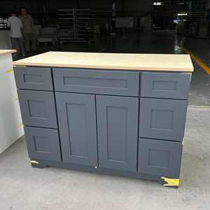 Haute qualité nord-américain Double lavabo <span class=keywords><strong>salle</strong></span> <span class=keywords><strong>de</strong></span> <span class=keywords><strong>bain</strong></span> vanités spécial Design classique <span class=keywords><strong>peinture</strong></span> sur bois finition comptoir en pierre <span class=keywords><strong>de</strong></span> Quartz - Product Image 1