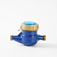 Compteur d'eau froide portable 20mm 3/4 ''en cuivre sans plomb multi-jets Types de cadran sec Certificat ISO4064