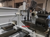 Tour à métaux manuel Supertech C6256 - 560 mm de portée, 2000 mm de précision élevée, machine robuste pour l'acier au carbone et l'acier inoxydable