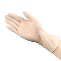 Gants jetables en latex naturel taille L, coupe ample, paume large, barrières élastiques pour les mains, pour les grandes mains, traitement du bétail et usage agricole
