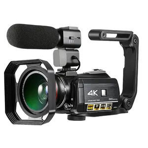 Kamera Video Profesional HDV-AC3, Perekam Video Digital Murah UHD:3840*2160(24Fps) Penglihatan Malam Hdv Ac3 4K