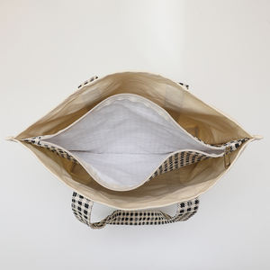 Eco Friendly Custom Printed Logo Reusable Shopping For Women Black <b>Large</b> Cotton Canvas <b>Tote</b> <b>Bag</b> Canvas <b>Large</b> With Handle Zipper - Product Image 6