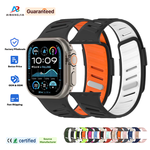 สายนาฬิกาแบบสปอร์ตสำหรับ Apple Watch Ultra ขนาด 49 มม. สำหรับผู้ชายและผู้หญิง สายซิลิโคนกันน้ำสำหรับ Apple Watch Series 11 10 9 - Product Image 1