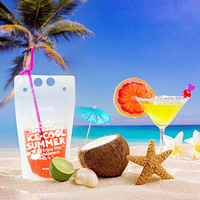 Squeeze pochettes rechargeables paquets de liquide jus gelée boisson Bolsas Para Bebidas pochette à bec debout sac pour la nourriture