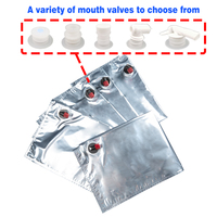Sacs de liquides en feuille d'aluminium 3L 5L 10L 20L de sacs de liquides de qualité alimentaire dans une boîte qui conviennent au stockage de liquides, etc.