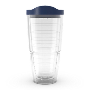 Personalized Custom Logo Ridged Car Tumbler 16oz 24oz Double Wall Clear Plastic <b>Straw</b> <b>Cup</b> Drinkware for Promotion Business - Product Image 2