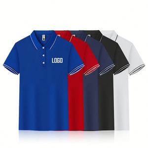 Camisetas Polo Personalizadas con Logotipo Bordado, de Poliéster, Casuales, de Secado Rápido, Transpirables, Deportivas, de Golf, Corporativas, Uniformes para Hombre, Camisetas de Trabajo - Product Image 4