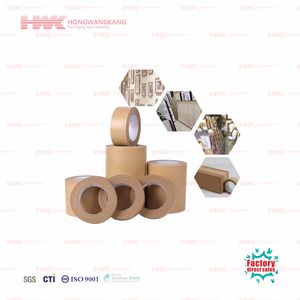 HWK Factory Custom ECOfriendly Recycled <strong>Tape</strong> Plastic-free Kraft Paper <strong>Tape</strong> Suitable for Carton 180 Days No Residue Biodegradable - Product Image 1
