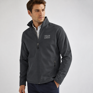 Custom Embroidered Jacket Premium Mens Softshell Full <b>Zip</b> Outdoor Workwear Custom Logo Private Label OEM ODM Manufacturer - Product Image 3