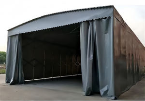 Grande Tente Extérieure Manuelle Extensible à Pousser et Tirer pour Stockage, Logistique, Protection Contre la Pluie et le Soleil, pour Auvent de Stationnement - Product Image 5