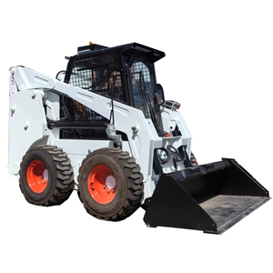 Earth-moving Machine EPA/Euro 5 Wheel <strong>Skid</strong> Steer <strong>Loader</strong> Cab Loading 1000kg <strong>with</strong> <strong>Attachments</strong> For Farm Construction - Product Image 1