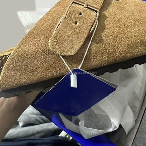 Zapatos de Diseñador Unisex de Gamuza Genuina de Alta Calidad, Zapatos Tipo Mule Personalizados, Zapatos Tipo Birkenstock y Mules - Product Image 3