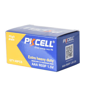 Toptan PKCELL kuru piller UM4 1.5v AAA R03P pil çalar saat el oyunları hesap makinesi - Product Image 6