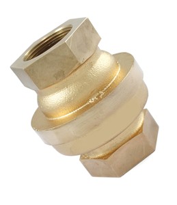 Válvula de Retención Vertical de Bronce de Calidad Premium con Asientos de Acero Inoxidable Renovable y Rosca Hembra para Plantas - Product Image 5