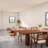 Vente Flash : Maison Mobile Préfabriquée Extensible, Pliable, Étanche, Coupe-Vent et Isolée avec Terrasse pour Complexes Hôteliers (Type Conteneur)