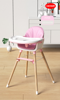 Chaise haute pour bébé, vente directe d'usine, chaise haute antidérapante pour bébé, chaises hautes en plastique pour bébés et tout-petits