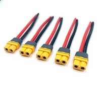 Connecteur mâle-femelle XT60 XT90 plaqué or en cuivre, câble RC haute intensité