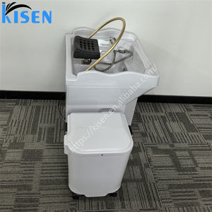 หัวฉีดดั้งเดิม60L อ่างน้ำแชมพูเตียงนวดพร้อมหัวสปา/ชามแชมพูแบบพกพาสำหรับร้านทำผมใหม่ - Product Image 5