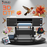 Imprimante à broderie 3D DTF entièrement automatique professionnelle Titanjet, tête d'impression Eps 3200U1, encre pigmentée, encre UV neutre, garantie 1 an