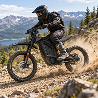 Moto tout-terrain électrique 10KW de pointe 72V 40Ah 90KM/H 120KM d'autonomie en aluminium 6061 – Vente en gros