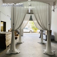 Toile de fond réglable pour événements en gros, tuyau et drapé pour mariage, mandap, Guangdong