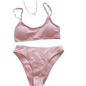 <span class=keywords><strong>Bikini</strong></span> multicolor inspirado <span class=keywords><strong>en</strong></span> <span class=keywords><strong>Instagram</strong></span> para <span class=keywords><strong>mujeres</strong></span> jóvenes, nuevo estilo, traje de baño de cuerpo separado, decoración de cristal, patrón de letras-Japón - Product Image 5