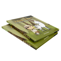 Services d'impression de livres pour enfants personnalisés d'usine d'impression livres à couverture rigide avec livre de lecture à bord pulvérisé peint